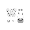 Dron DJI Flip con 4 rotores, cámara de 48 MP, vídeo 3840×2160, batería 3110 mAh, Negro/Blanco
