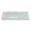 SAVIO PHENIX WHITE teclado mecánico inalámbrico, Gateron Red Pro, ABS