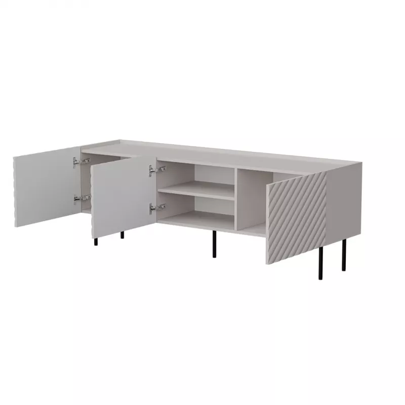 Mueble TV Cama LUCCA 3D 165x40x59 cashmere