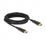 DeLOCK cable HDMI 5m tipo A estándar conector macho conector macho 48 Gbit/s negro