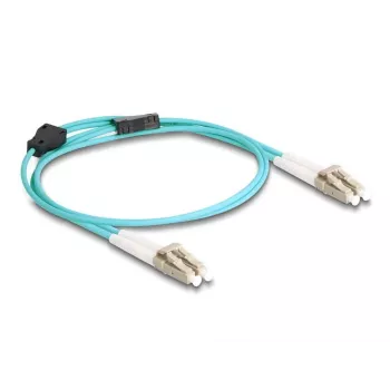 Cable de fibra óptica DeLOCK LC Duplex a LC Duplex OM3 1 m