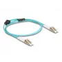 Cable de fibra óptica DeLOCK LC Duplex a LC Duplex OM3 1 m