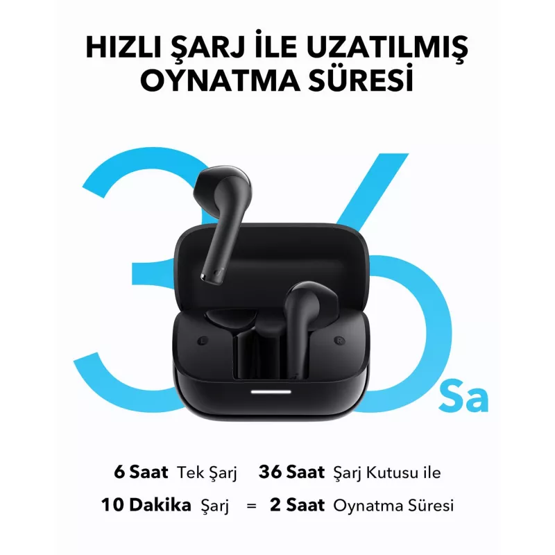Auriculares in-ear True Wireless Anker Soundcore A3994G11 K20i, USB-C, negros, intraurales