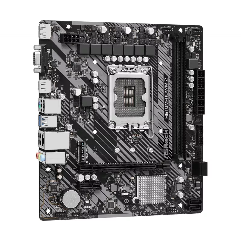Placa base ASRock H610M-HDV/M.2 R2.0 LGA1700 DDR4 Micro-ATX