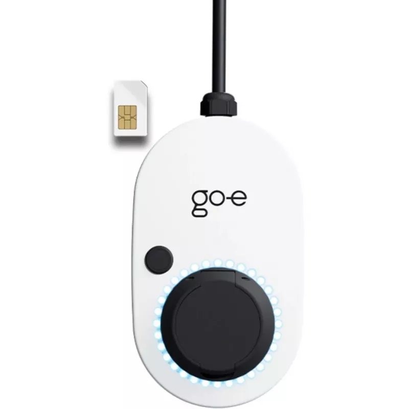 Cargador Gemini 2.0, 11 kW (16A 3 fases), Wallbox Blanco/Negro, sin cable, 4G/LTE