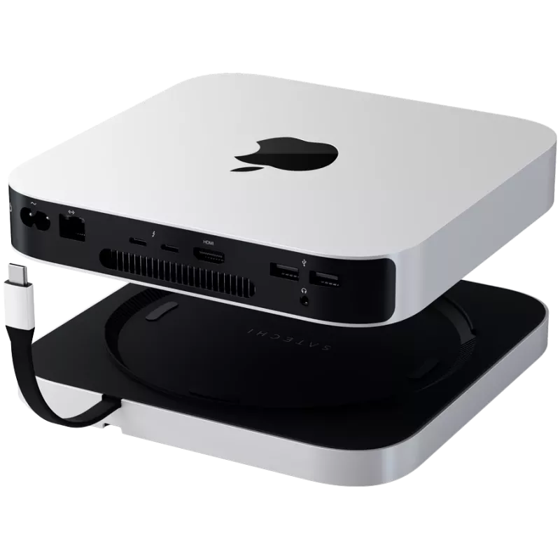 Dock para portátil Satechi ST-GMMSHS con cable USB 3.2 Gen 2 Type-C blanco