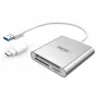 Unitek lector de tarjetas flash USB3.0 + USB Type-C, 9313D (Y-9313D)