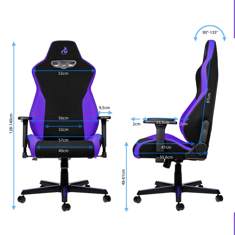 Silla gaming Nitro Concepts S300 - Nebula Purple