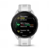 Smartwatch GARMIN Forerunner 165 — GPS, AMOLED 1,2 pulgadas, 4 GB, 5 ATM, 11 días de batería, Caja gris, Correa blanca