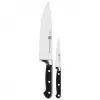 Cuchillo de cocina ZWILLING 35645-000-0, hoja de acero inoxidable, mango negro, 420 × 95 mm