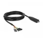 Cable serie DeLOCK 63946 USB 2.0 Type-C 2m negro