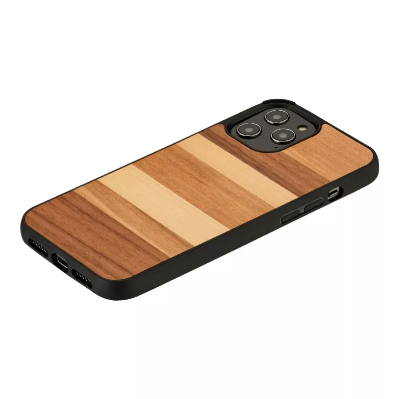 Funda para móvil man and wood para iPhone 12 / 12 Pro — arena negra