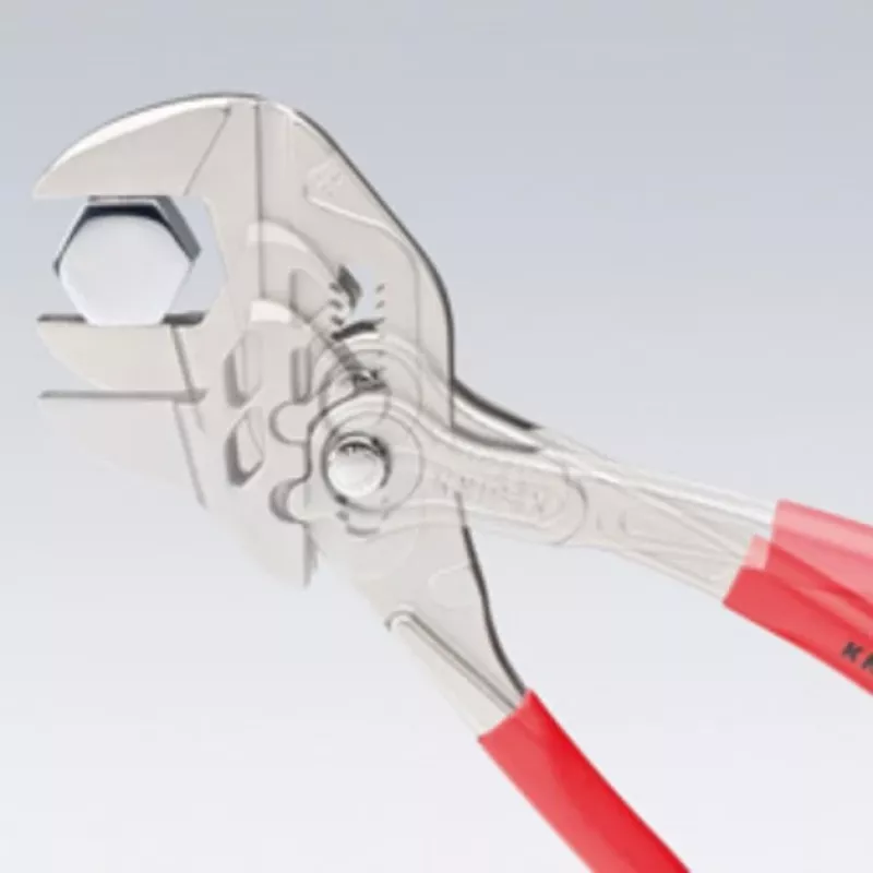 Llave de agarre Knipex 250 niquelada PVC mordazas pulidas