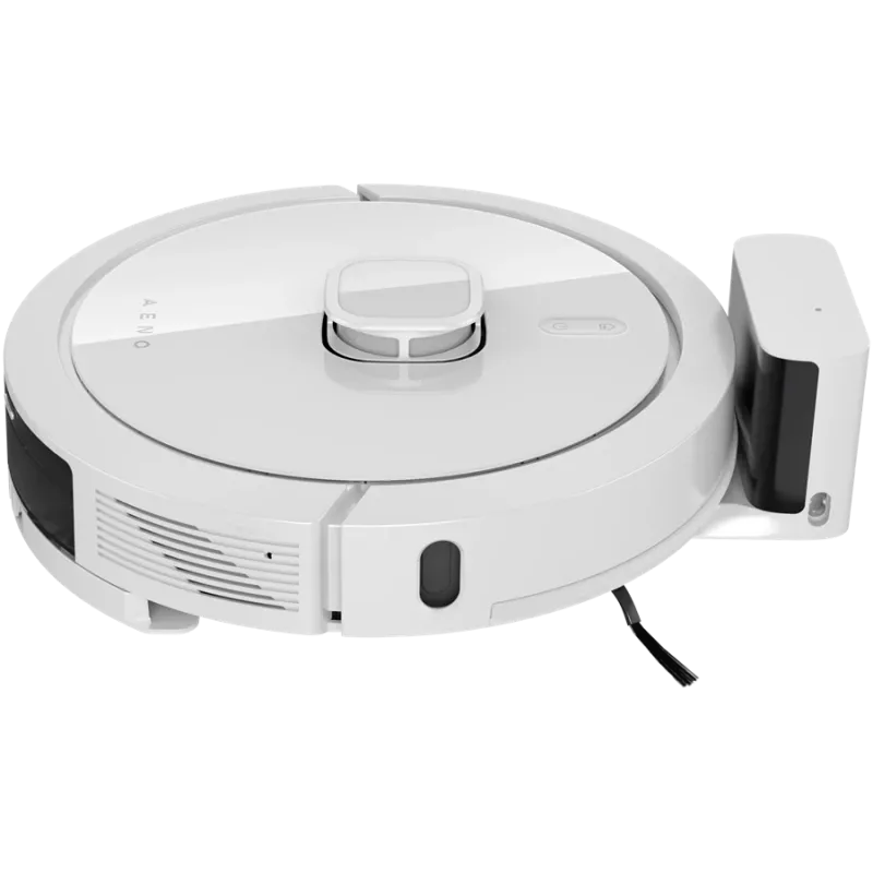 Robot aspirador con láser con batería de 5200 mAh, depósito de agua y contenedor de polvo 2 en 1, contenedor de polvo 300 ml, depósito de agua 300 ml, potencia de succión 4000 Pa