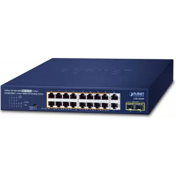 Switch no gestionado PLANET GSD-2022P 16 puertos 10/100/1000T PoE