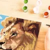 CreArt - León con cría, pintura