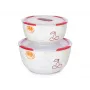 Set de boles OURSSON BS4781RC/DC redondos de cerámica 3L blanco 2 uds.