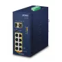 Switch no gestionado PLANET IP30 Ind 8-P 10/100/1000T