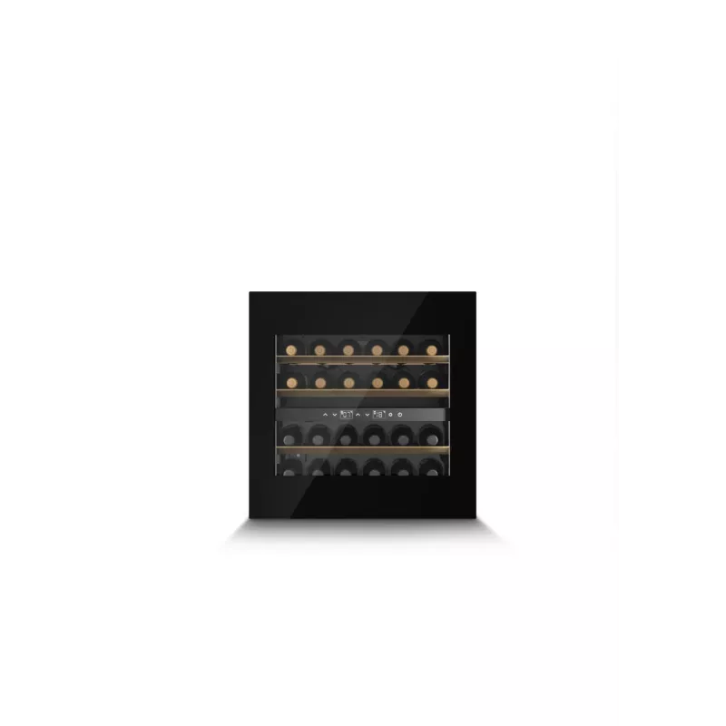 Vinoteca empotrable Caso WineDeluxe WD 24 — capacidad 24 botellas, clase de eficiencia energética F, negra