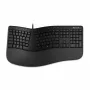 Teclado ergonómico distribución BE Azerty negro distribución BE