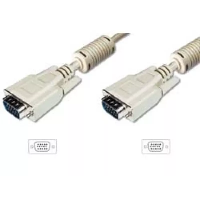 Cable de conexión de monitor VGA Digitus AK-310103-018-E