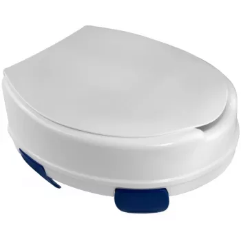 Elevador de inodoro REHA FUND RF-871/11 11 cm de altura, tapa extraíble, blanco, carga máxima 150 kg