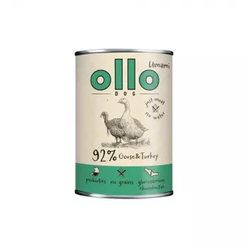 OLLO Umami ganso y pavo - pienso húmedo para perros - 850 g