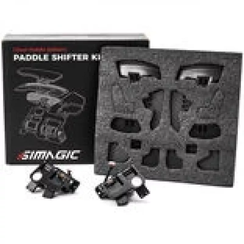 Módulo de levas Simagic S410 negro doble embrague, unidad de levas de repuesto para rigs de carreras compatibles