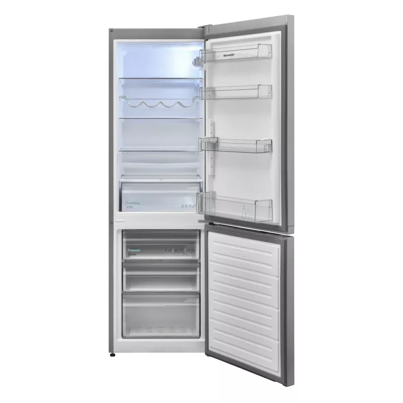 Sharp SJ-FBB04DTXSE Frigorífico combi independiente 268 L plateado