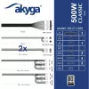 Fuente de alimentación ATX Akyga Classic AK-C1-500 500 W, 80 PLUS, PFC activa, ventilador de 120 mm
