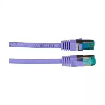 Cable de red RJ45 EFB-Elektronik Cat.6A S/FTP LSZH violeta 0,5m Fabricante: EFB Elektronik (MK6001.0,5VI)