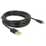 Cable USB DeLOCK 83669 USB 2.0 4 m USB A USB C negro