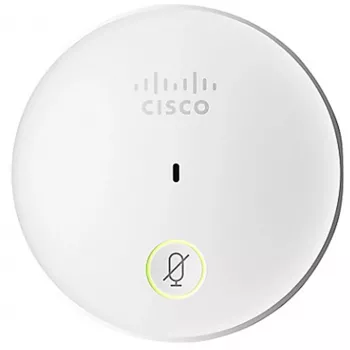 Micrófono de mesa Cisco CS-MIC-TABLE-J — micrófono para teléfono IP con cable, 80–20.000 Hz, conector Hirose de 4 pines, blanco