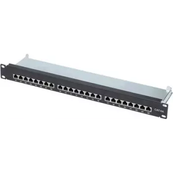 Renkforce panel de parcheo de red de 24 puertos 48,26 cm (19) CAT 6a 1 U (RF-3353158)
