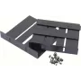 Omnitronic 30100937 escuadra para rack para amplificadores, trasera, 3U