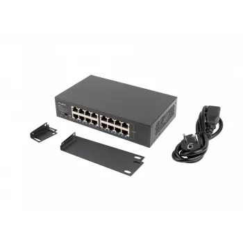 Lanberg Switch RSGE-16 Rack 10/19 (16 puertos 1 Gb)