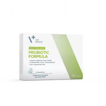 VETEXPERT Fórmula probiótica – probiótico para perros y gatos – 30 uds.