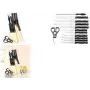 Set de cuchillos de cocina Esmeyer Orion 12 piezas — hojas de acero inoxidable, set completo para cortar y preparar