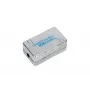Toma de conexión Extralink CAT6 STP, conector pasante, plateado