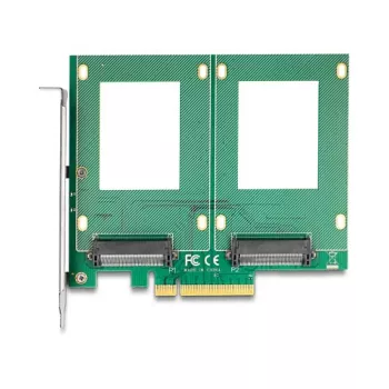 Adaptador U.2 interno DeLOCK 90162 interfaz host PCIe indicadores LED