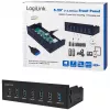 LogiLink concentrador USB 3.0, 7 puertos 5,25