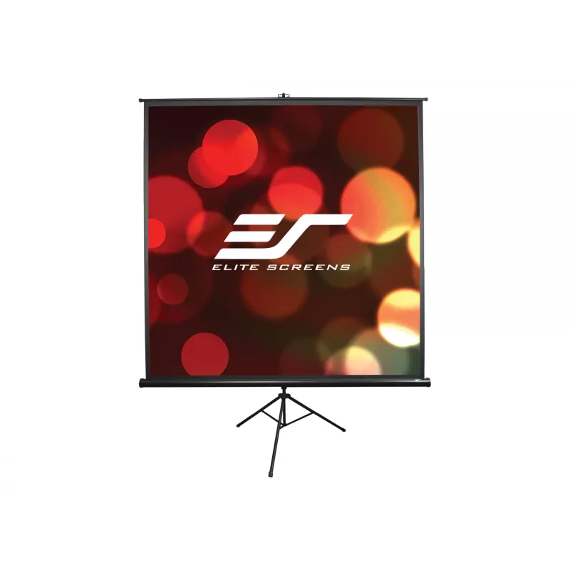 Elite Screens | Pantalla con trípode/portátil | T92UWH | Diagonal 92 pulgadas | 16:9 | Ancho de imagen visible (B) 203,2 cm | Negro