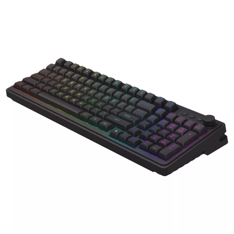 Teclado gaming Savio Galaxis USB QWERTY US inglés negro