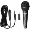 Micrófono SVEN MK-110 (cableado, dinámico, metal, cable 4,0 m, jack 6,3 / 3,5 mm, negro)
