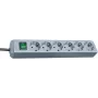 Regleta de enchufes Brennenstuhl Eco-Line 6 tomas (plata) (1159540015)