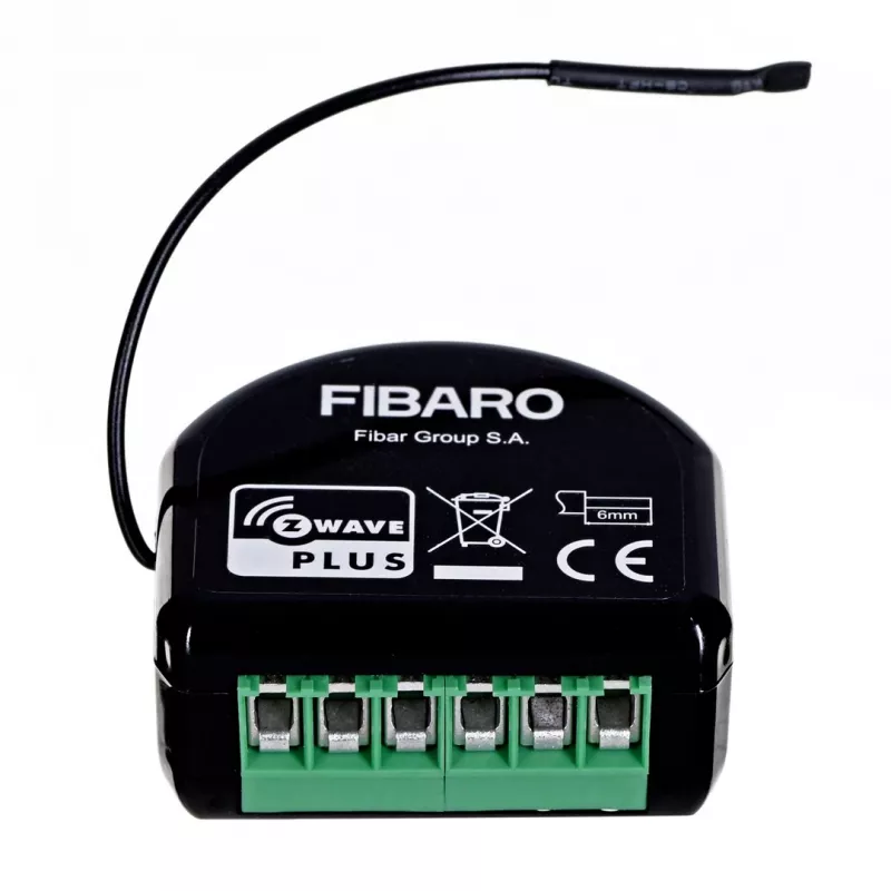 Módulo regulador de intensidad Fibaro Dimmer 2 FGD-212 Z-Wave, negro