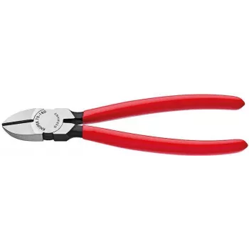Cortaalambres Knipex L.140 mm cabeza pulida recubrimiento de plástico