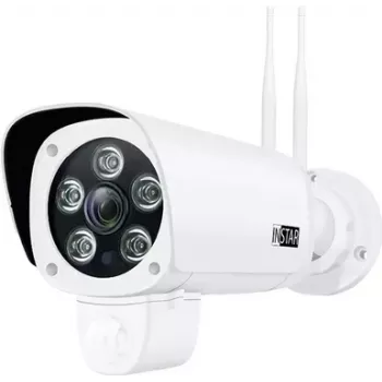 Cámara IP Instar IN-9808 4K blanca — resolución 4K, visión nocturna, detección de movimiento