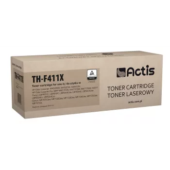 Tóner Actis TH-F411X (compatible con HP 410X CF411X; estándar; 5000 páginas; cian)