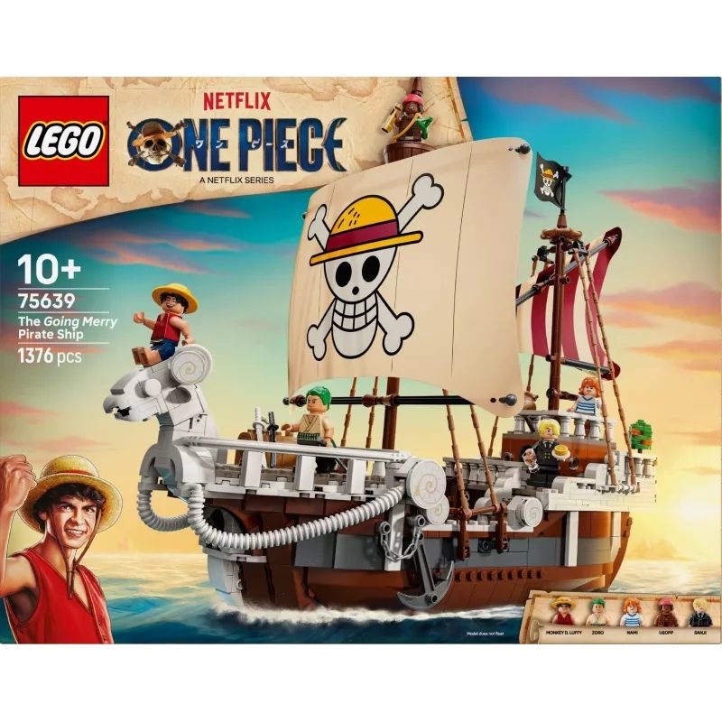 Set LEGO The Going Merry barco pirata 75639 — modelo de ladrillos One Piece